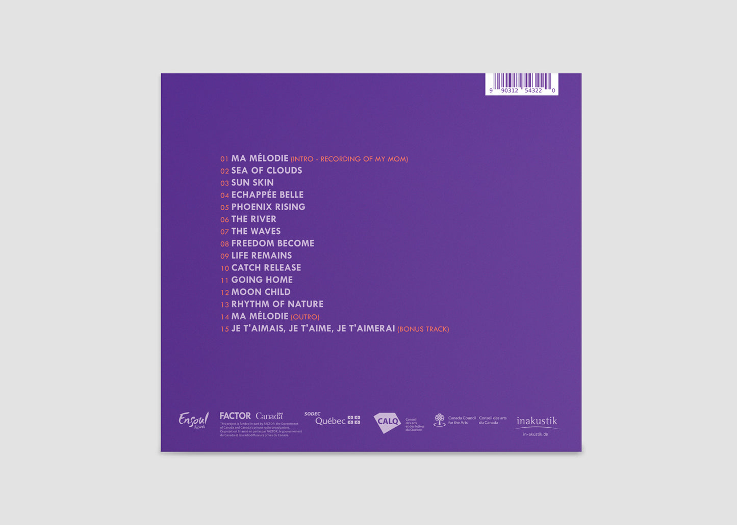 Dominique Fils-Aimé - My World Is The Sun - CD